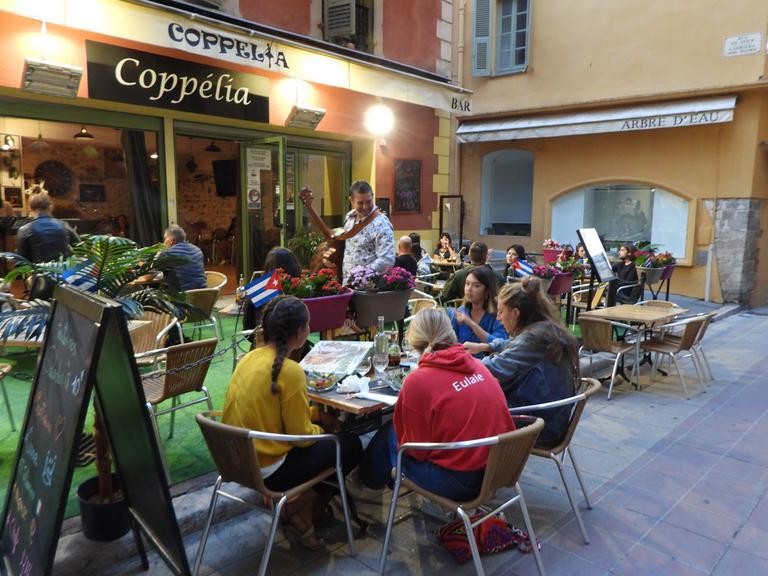 bar a tapas music live coppélia Nice